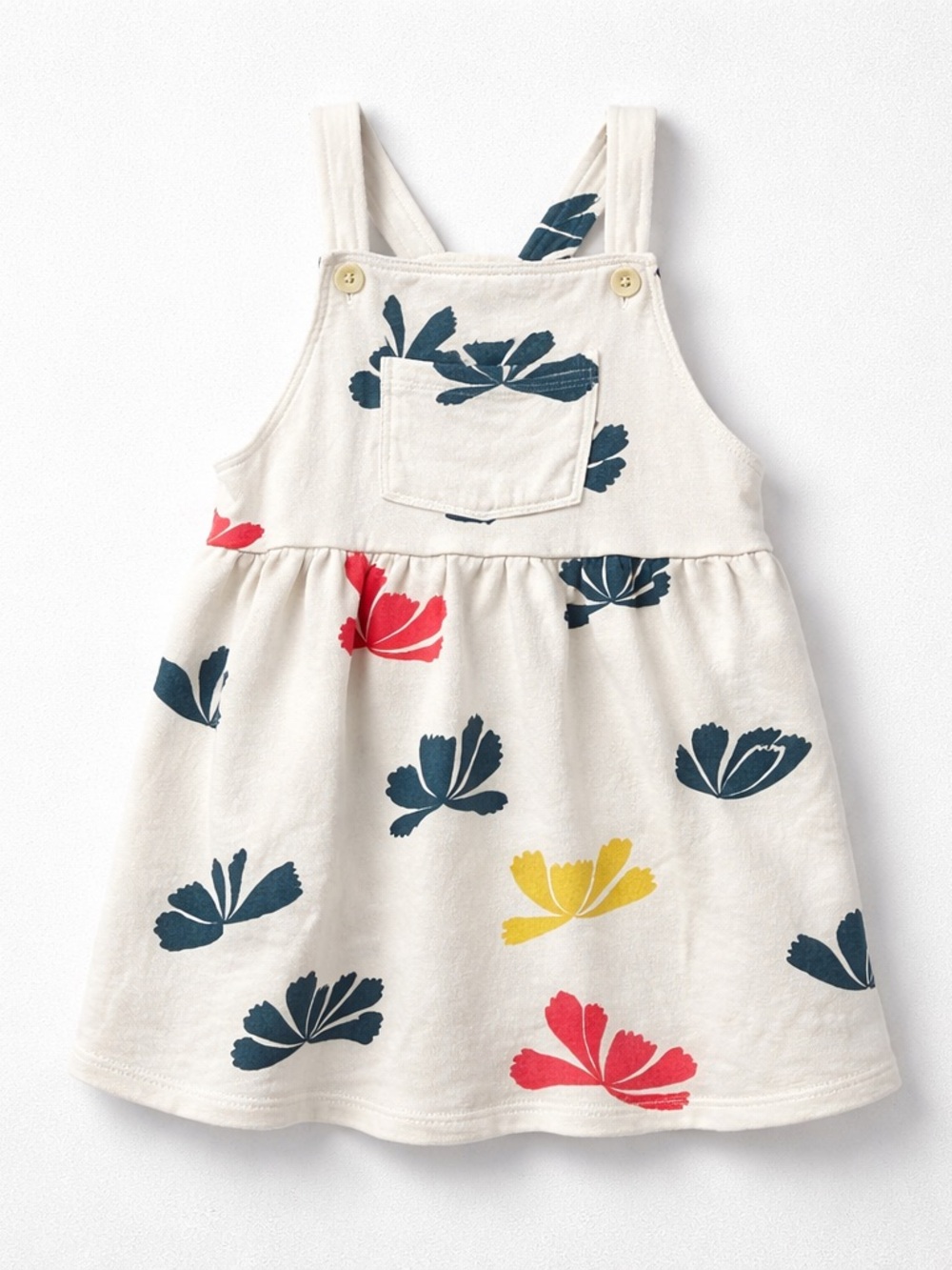 Lewis ivory floral print overall dress size 6